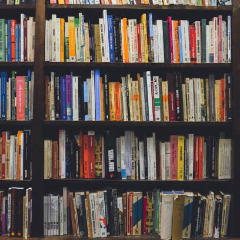 Lisbon, Portugal, October 10, 2022. Bookstore in the city center of Lisbon.